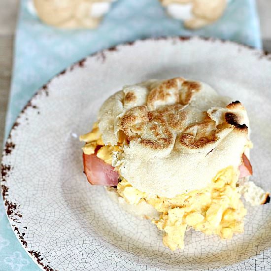 Ham & Deviled Egg Sandwiches