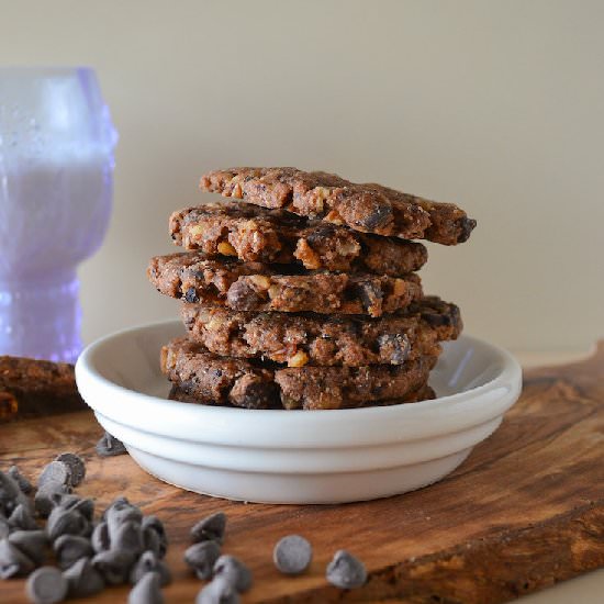 Orange Triple Chocolate Cookies