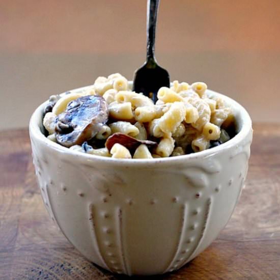 Swiss and Mushroom Mac and Cheese