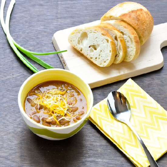 Pinto Soup With Bacon