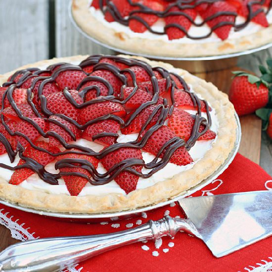 Strawberry Cream Pie