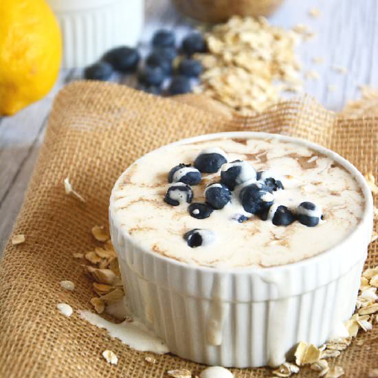 Blueberry Lemon Cheesecake Oats