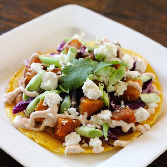 Indian Inspired Tex-Mex Tostadas