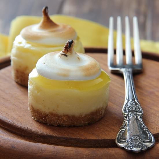 Lemon Meringue Cheesecakes