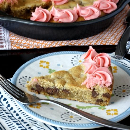 Chocolate Chip Cookie Cake