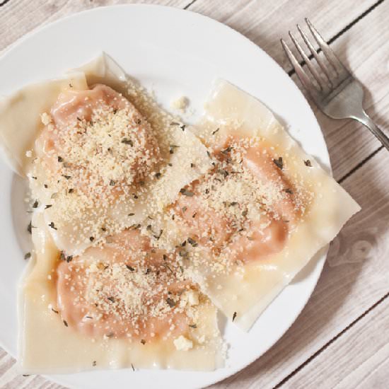Pumpkin Cheese Ravioli
