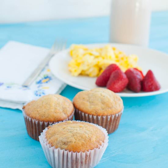 Banana Buttermilk Muffins
