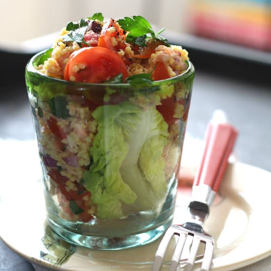 Salmon and Millet Salad