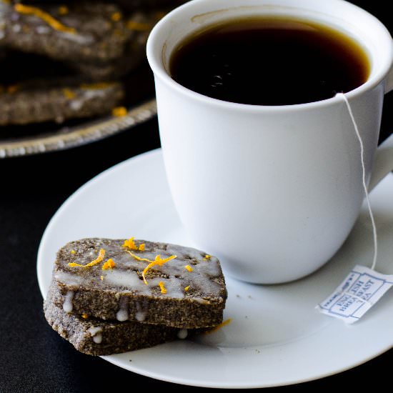Orange Vanilla Shortbread (GF)