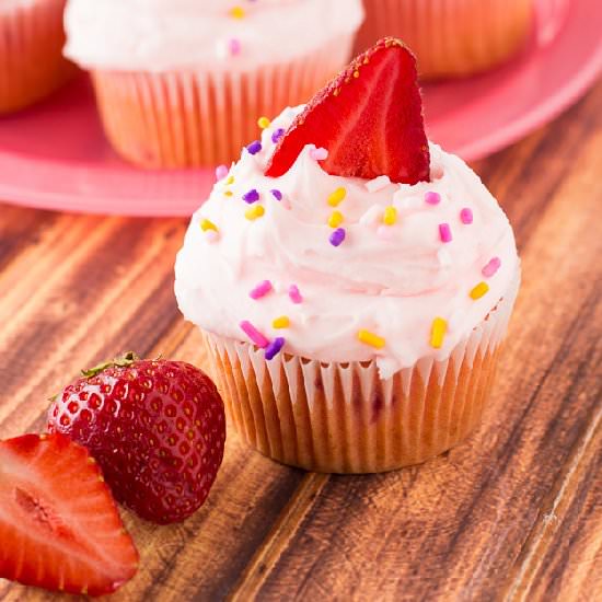 Strawberry Cupcakes