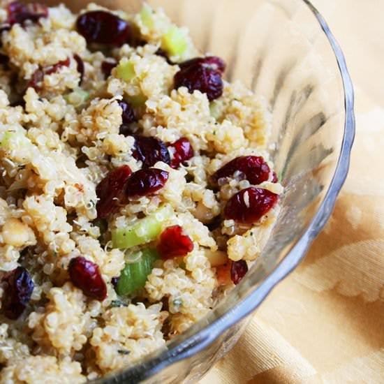 Cranberry Pine Nut Quinoa