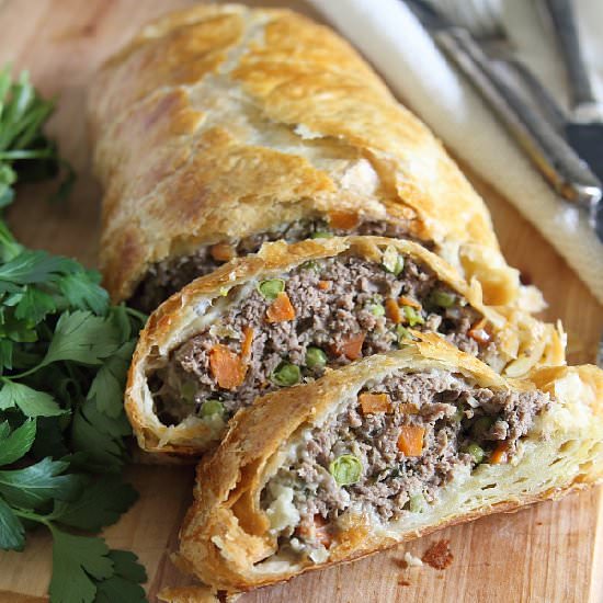 Easy Ground Beef Wellington