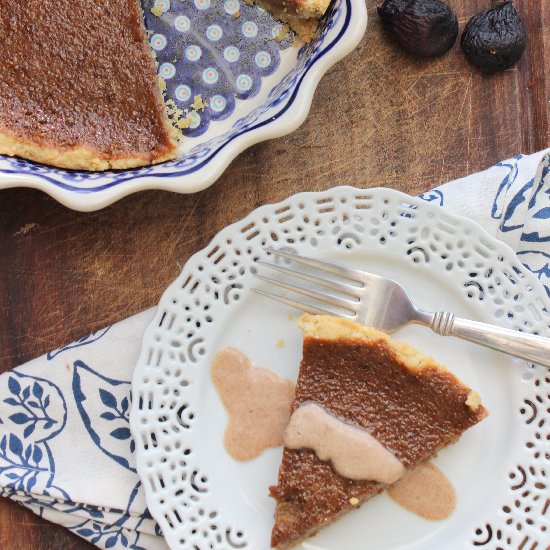 Fig Tart with Orange Almond Crust