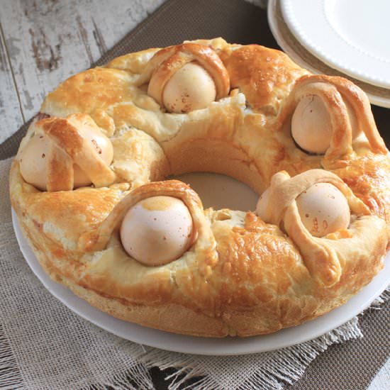Italian Casatiello napoletano