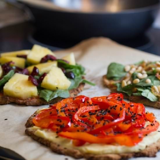 Vegan, GF Cauliflower Pizza Crust