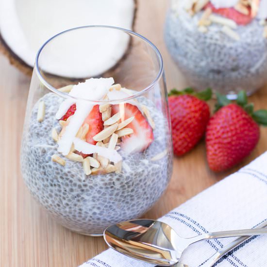 Coconut and Vanilla Chia Pudding