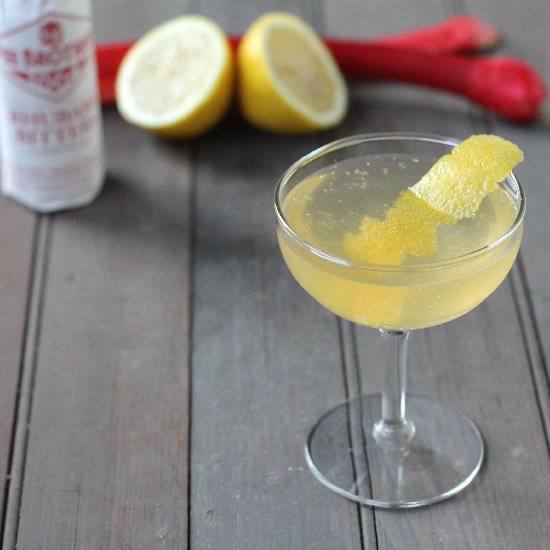 Rhubarb Bellini