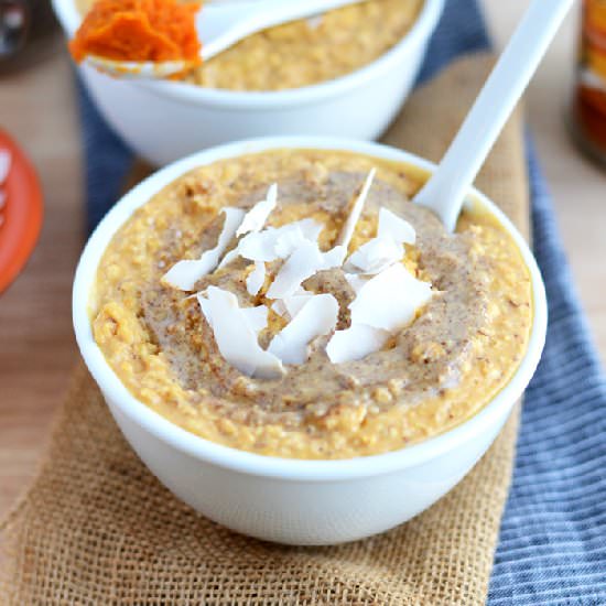 Pumpkin Coconut Hot Cereal