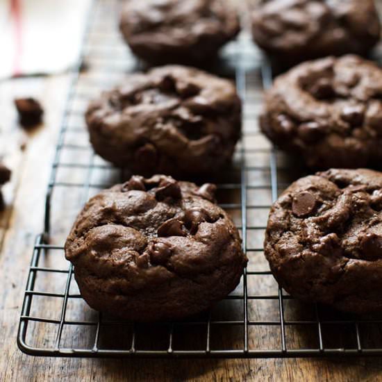 Thick and Fudgy Double Chocolate