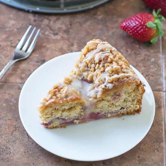 Strawberry Lemonade Coffee Cake