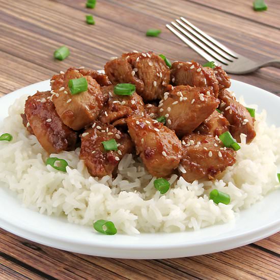 Easy Bourbon Chicken