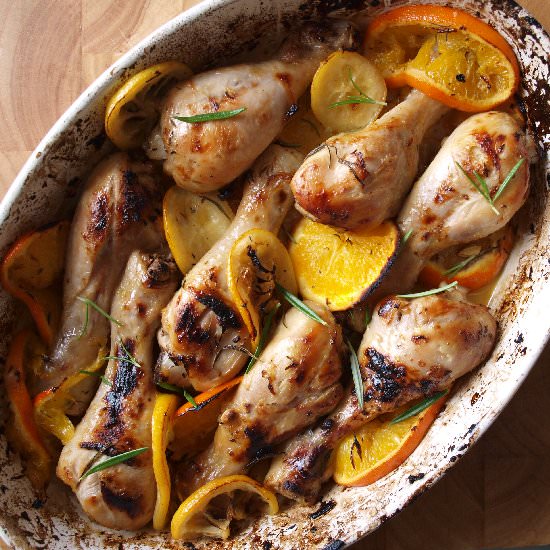 Baked Herb and Citrus Chicken Thigh