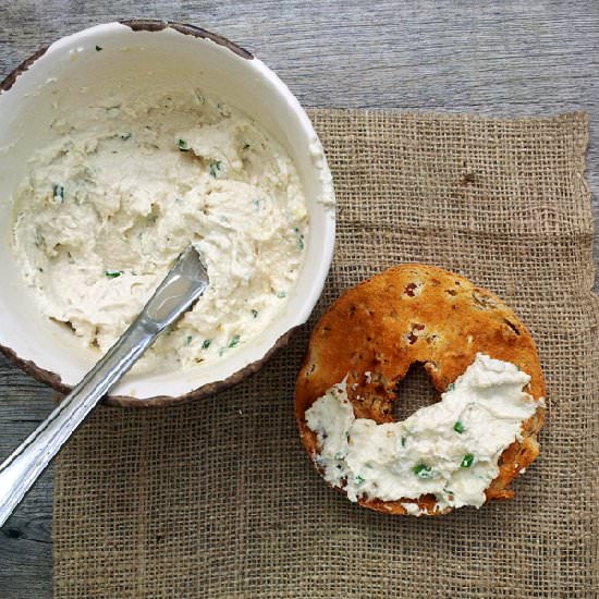 Cashew Cream Cheese With Chives