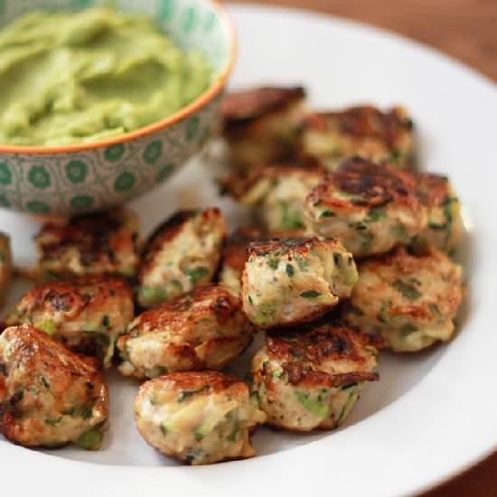 Chicken & Zucchini Poppers