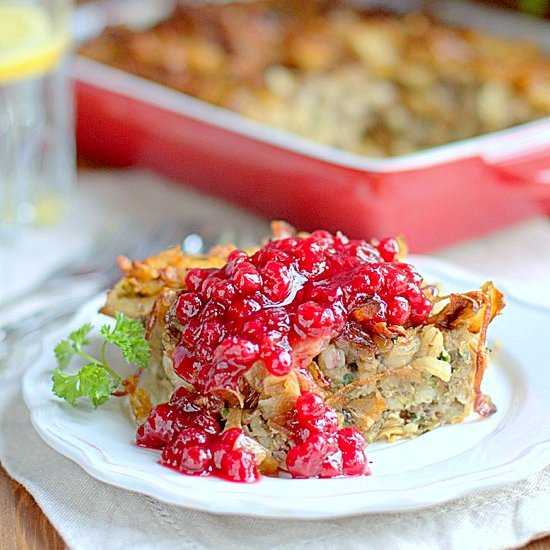 Barley Lentils Cabbage Casserole