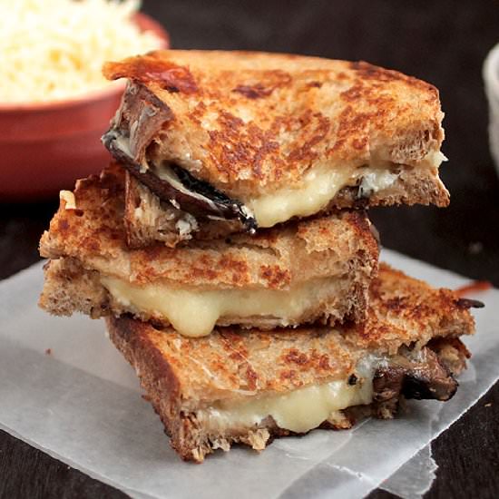 Thyme Roast Mushroom Grilled Cheese