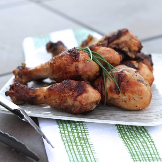 Savory Lemon Grilled Drummies