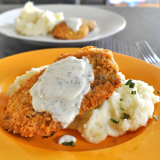 Pork Schnitzel Sour Cream Sauce