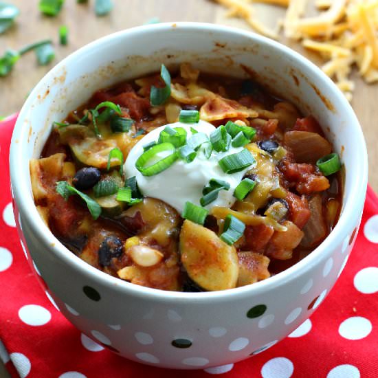 30 Minute Vegetarian Chili