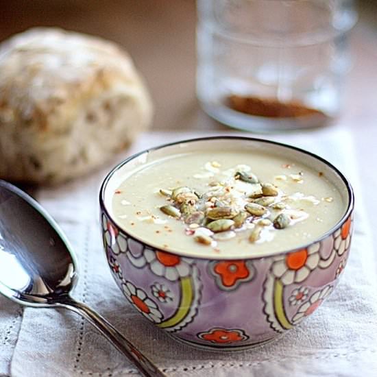Fennel and celery soup
