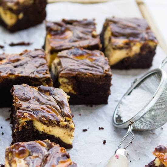 Decadent Cheesecake Brownies