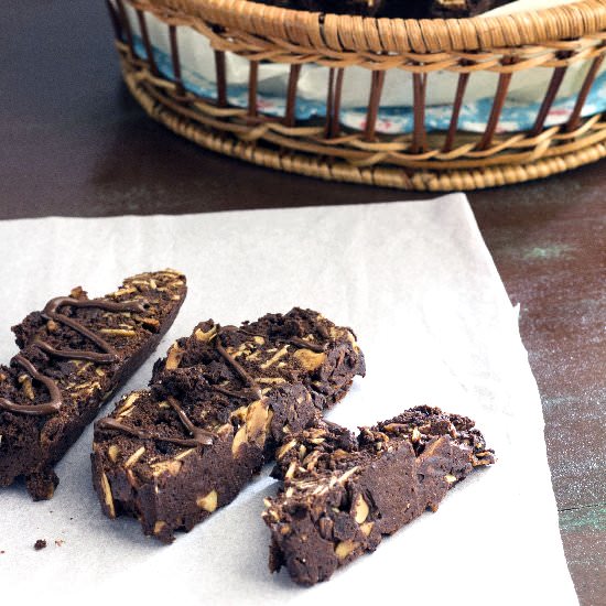 Chocolate Almond Biscotti