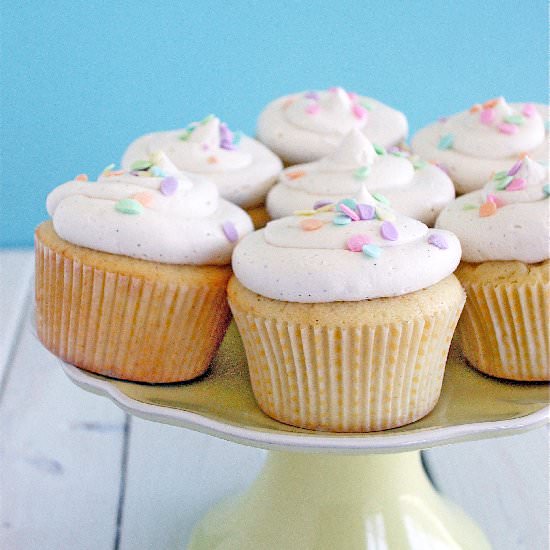 Vanilla Bean Cupcakes