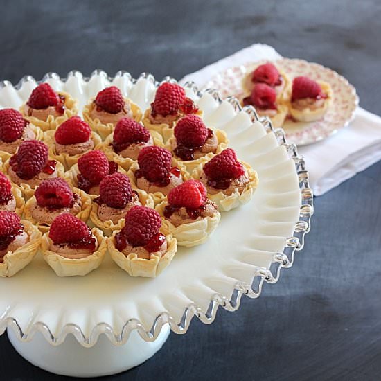 Mini Chocolate Raspberry Bites