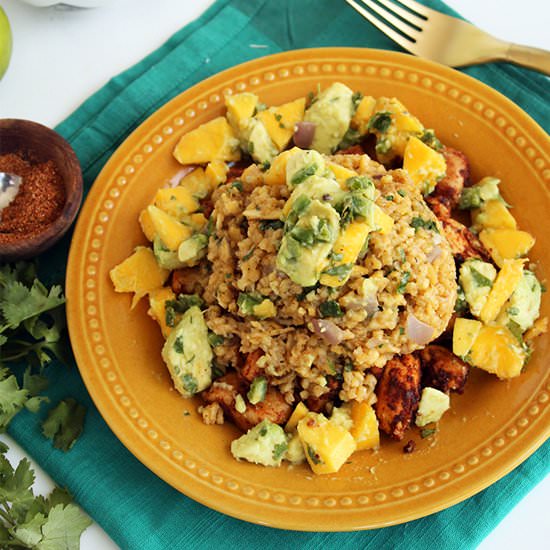 Spicy Chicken and Plantain Rice
