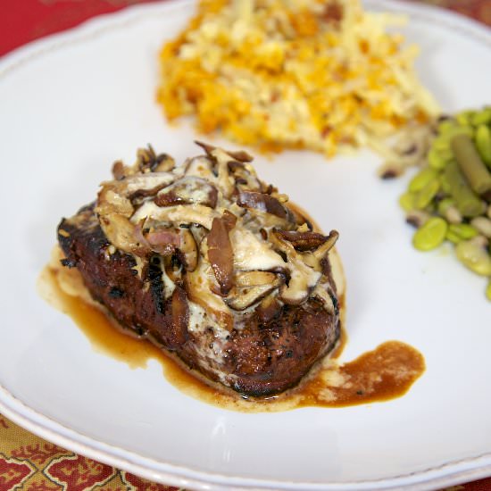 Disney’s Wild Mushroom Beef Filet