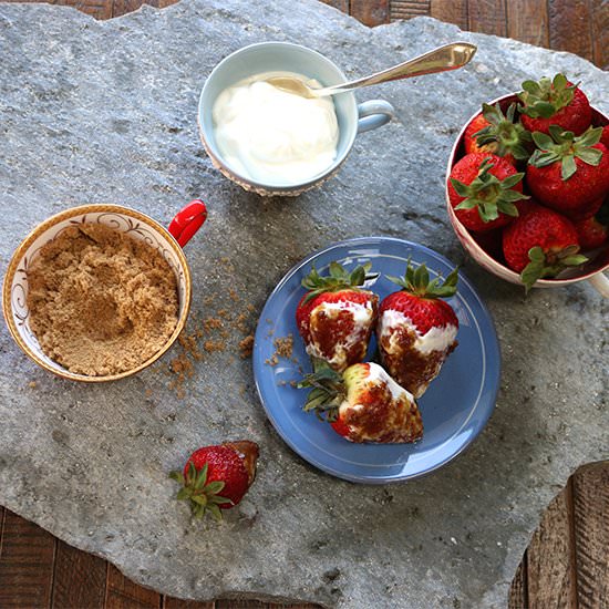 Strawberry, Sour Cream, Brown Sugar