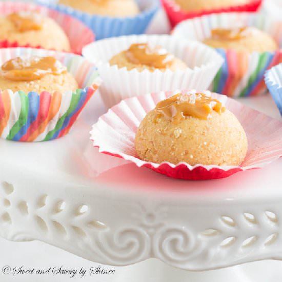 Mini Caramel Cheesecake Bites