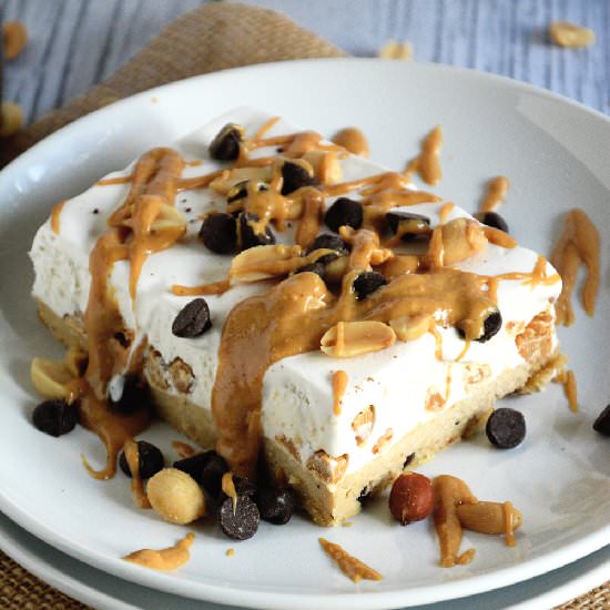 PB Cookie Dough Ice Cream Cake