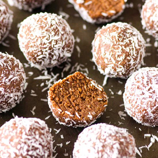 Almond Joy Protein Balls
