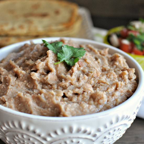 World’s Best CrockPot Refried Beans