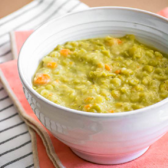Homemade Split Pea Soup {v+gf}