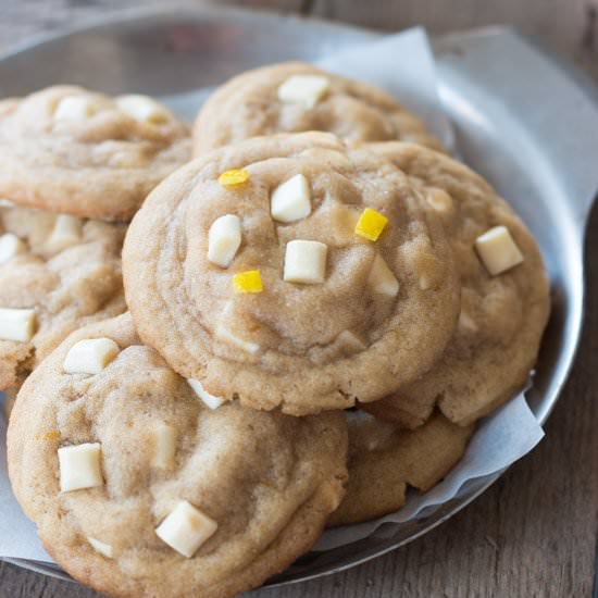 Lemon White Chocolate Chip Cookies