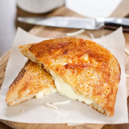 Parmesan Crusted Grilled Cheese