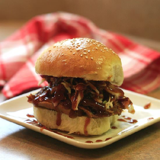 Indoor Pulled Pork Sliders