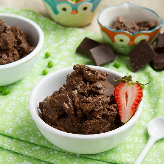 Brownie Batter Soft Serve Ice Cream